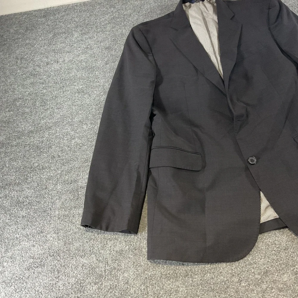 Brooks Brothers Explorer Madison Fit Blazer Sport Coat 42L Charcoal Gray